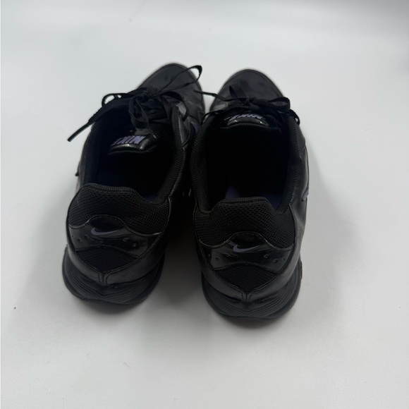 Nike Air Running Shoes Sneakers Woman Black Purple Swoop Size 10 - Picture 4 of 6